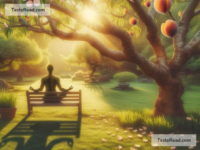 Mythical connection between peaches and serenity