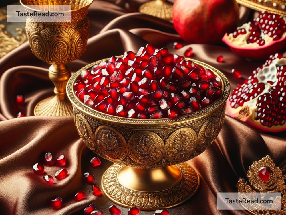 Mythical connection between pomegranates and royalty