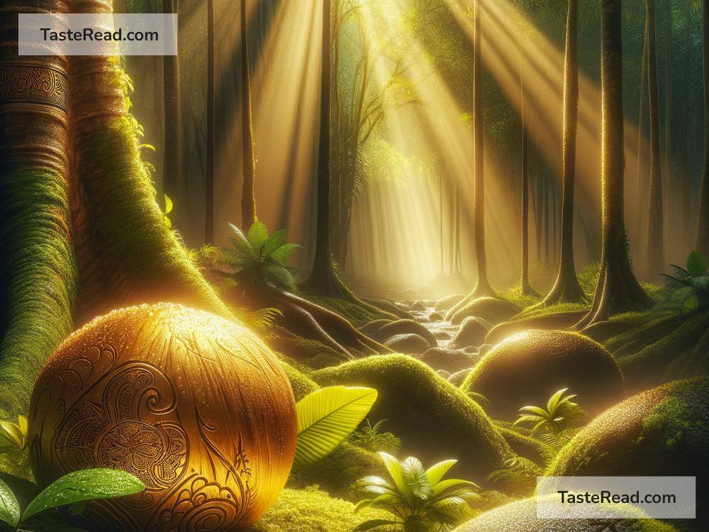 Mythical story of the golden coconut shell