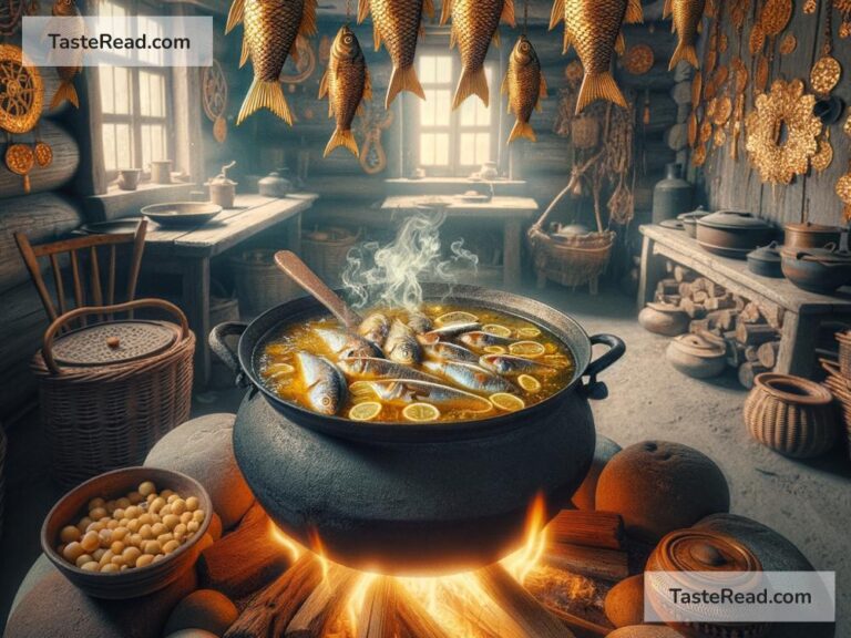 Mythical story of the golden fish stew