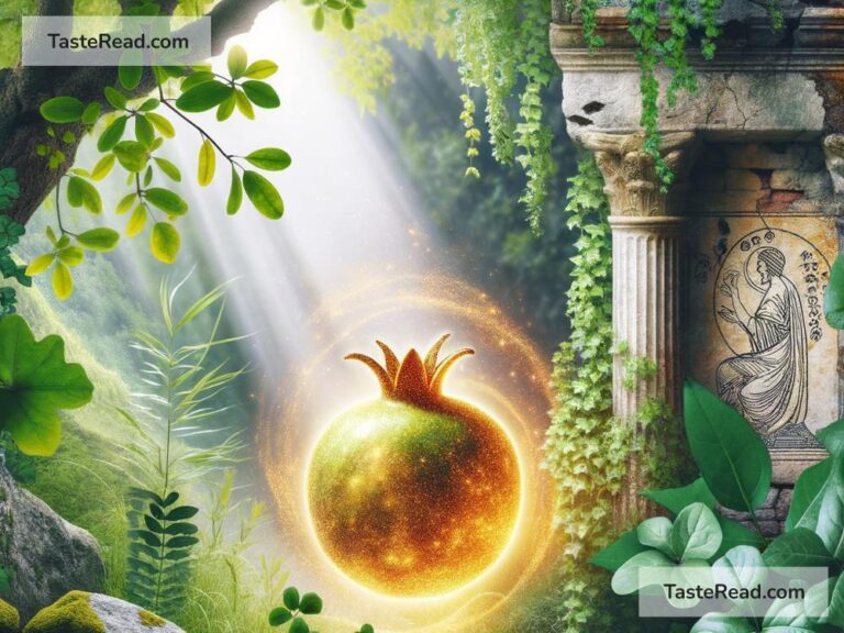 Mythical story of the golden pomegranate