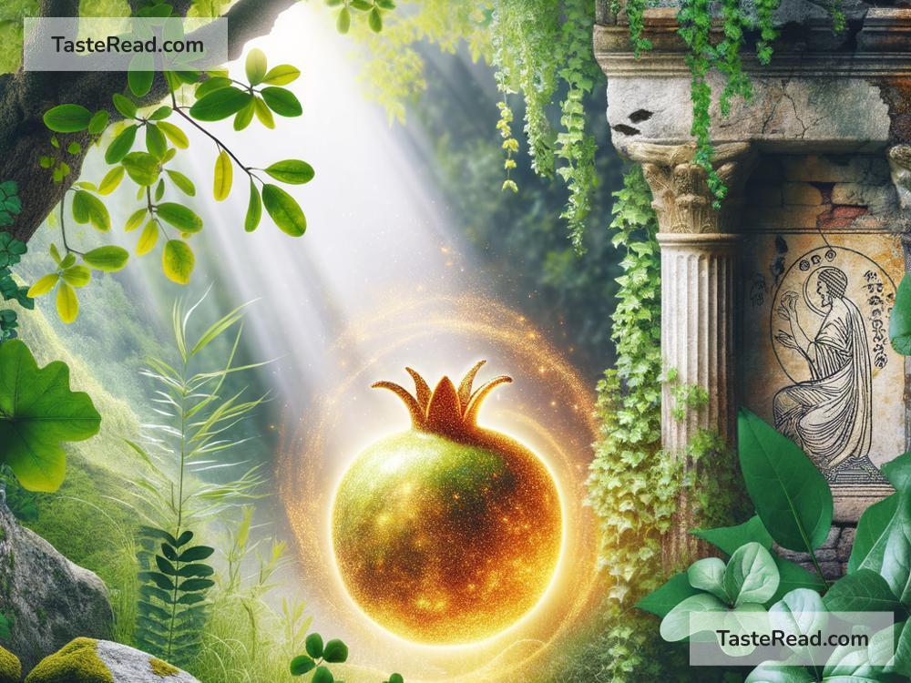 Mythical story of the golden pomegranate