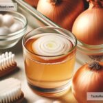 Onion juice for combating acne and reducing skin inflammation