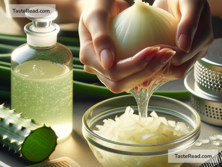 Onion juice in promoting hair growth and scalp health