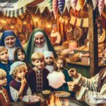 Origins of the first candy floss in ancient tales