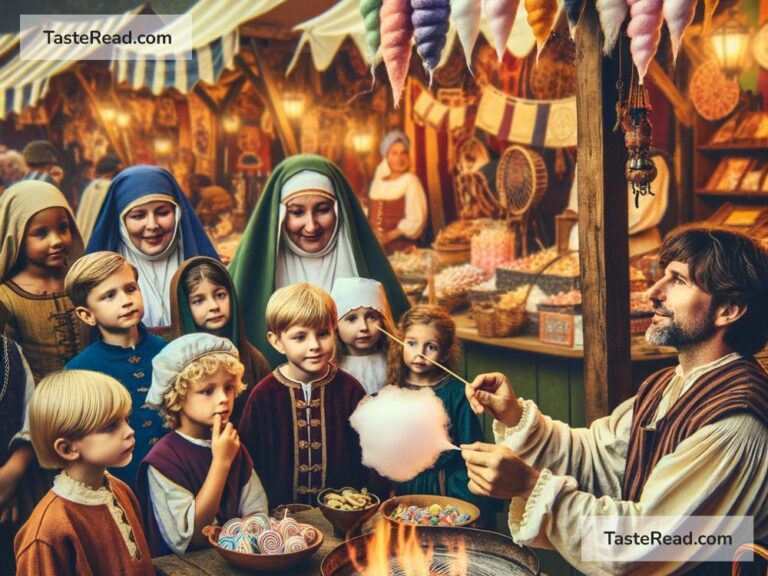 Origins of the first candy floss in ancient tales