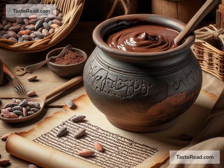 Origins of the first chocolate pudding in ancient tales