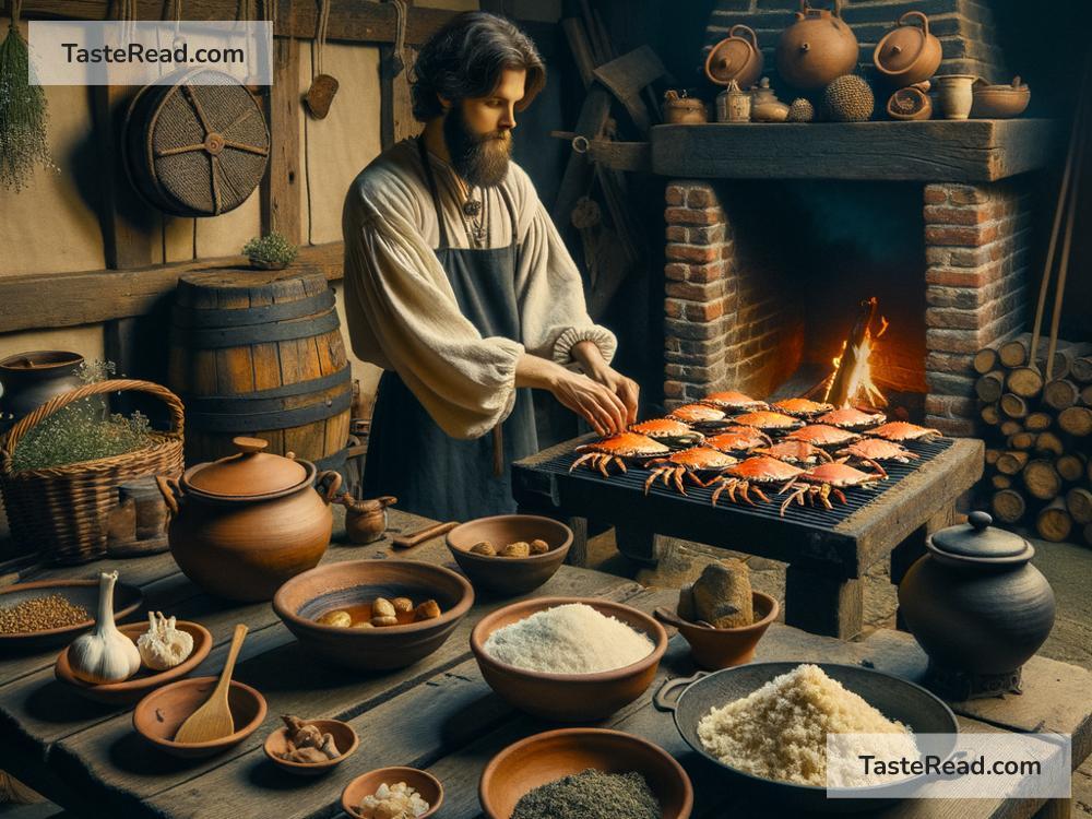 Origins of the first crab cake in ancient tales