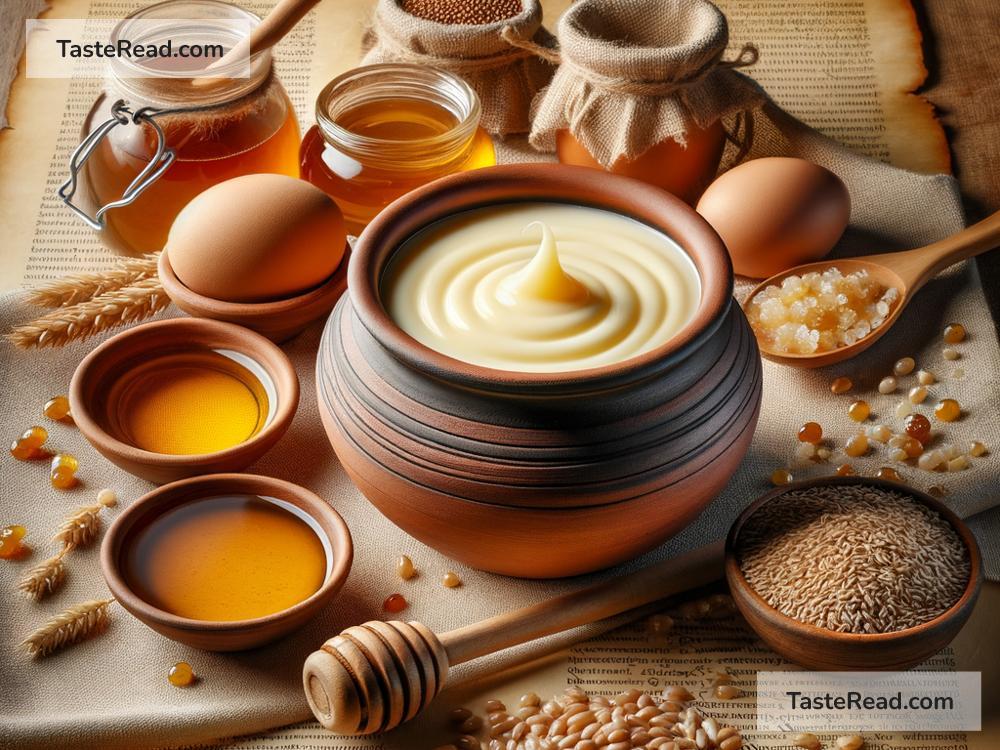 Origins of the first custard in ancient tales