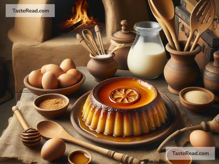 Origins of the first flan in ancient tales