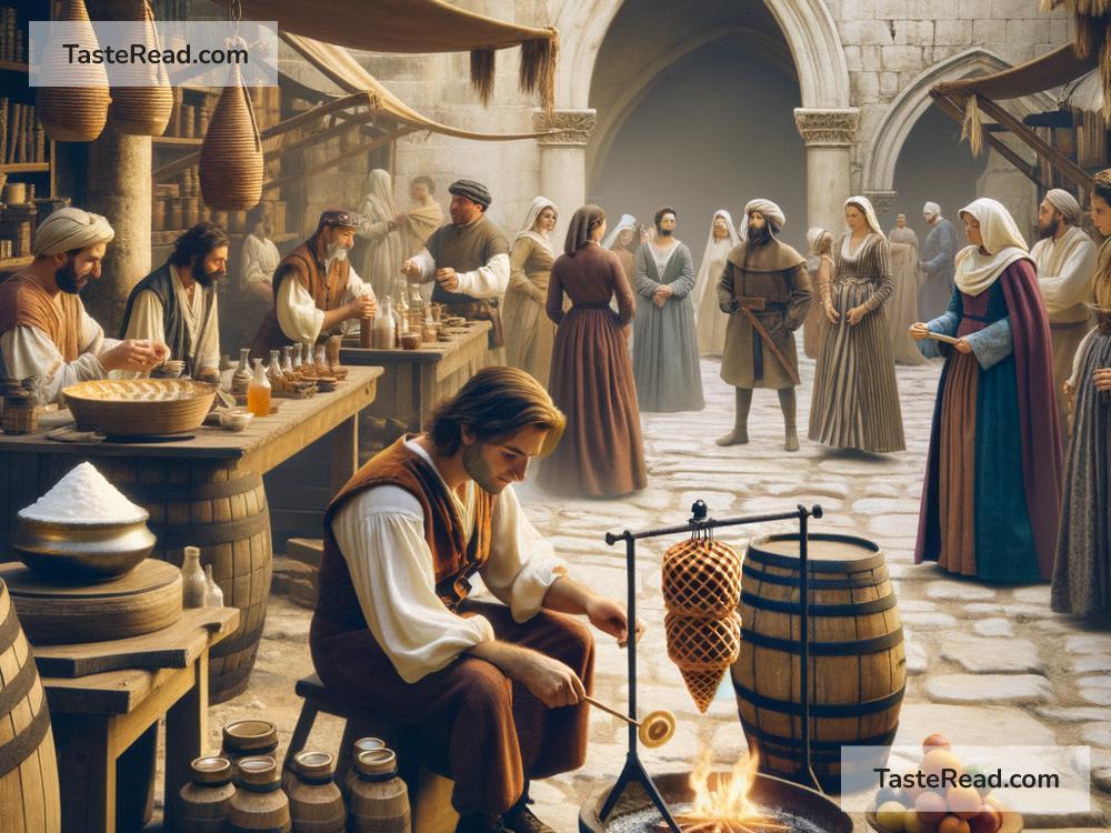 Origins of the first ice cream cone in ancient tales