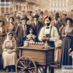Origins of the first ice cream sandwich in folklore