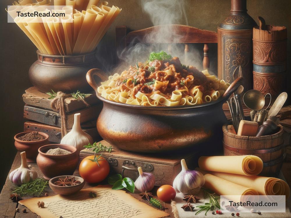 Origins of the first lasagna in ancient tales