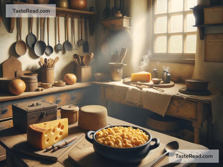 Origins of the first mac and cheese in folklore