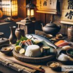 Origins of the first sushi platter in ancient tales