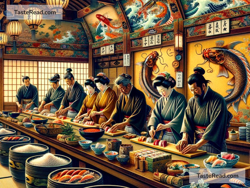 Origins of the first sushi roll in folklore