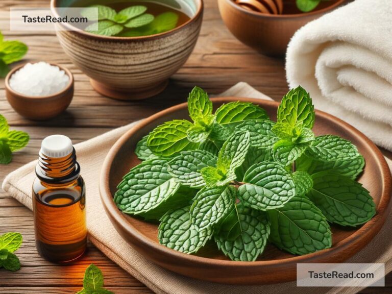 Peppermint leaves for treating muscle spasms and nerve pain