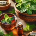 Peppermint leaves in treating digestive disorders