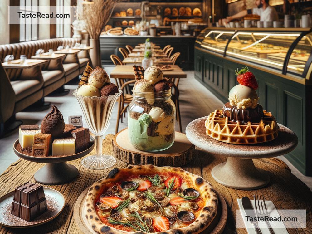 Pizza shops in London that serve amazing desserts