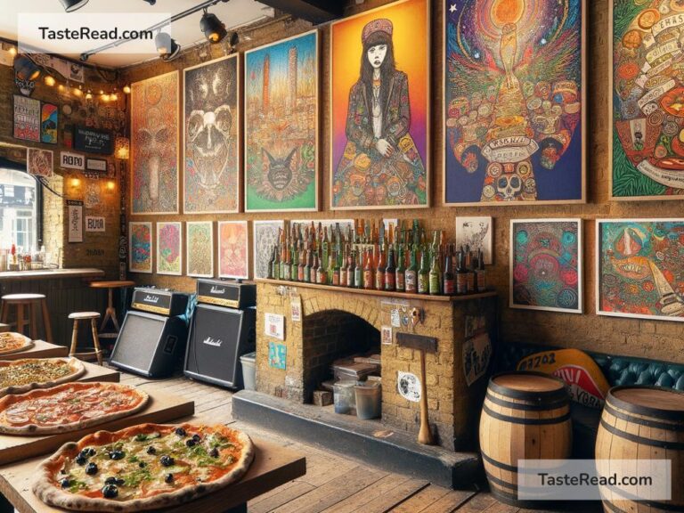 Pizza shops in London that support local artists