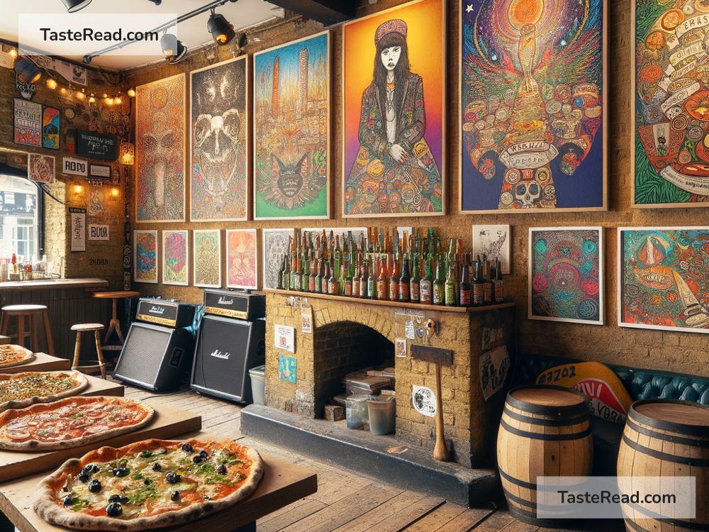 Pizza shops in London that support local artists