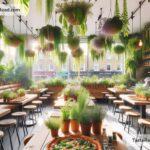 Pizza shops in London with a botanical theme