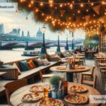 Pizza shops in London with a riverside view