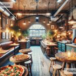 Pizza shops in London with a rustic vibe