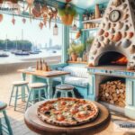 Pizza shops in London with a seaside theme