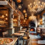 Pizza shops in London with antique decor