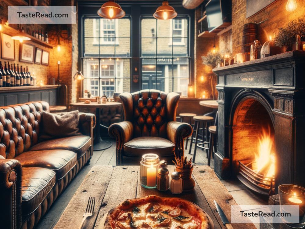 Pizza shops in London with cozy fireplaces