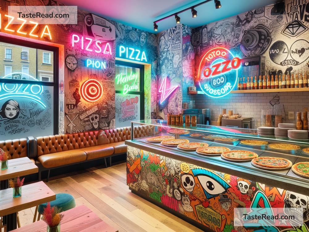 Pizza shops in London with funky decor