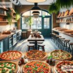 Pizza shops in London with global pizza varieties