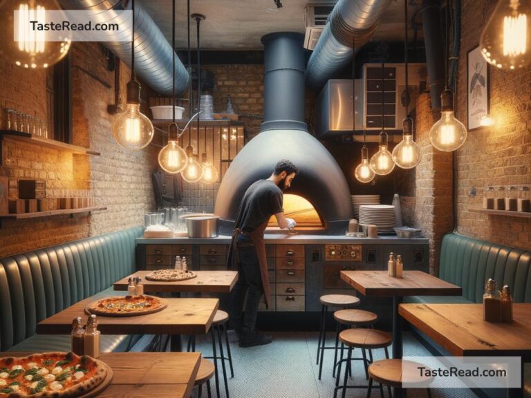 Pizza shops in London with industrial design