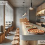 Pizza shops in London with minimalistic design