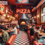 Pizza shops in London with retro vibes