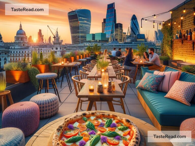 Pizza shops in London with rooftop views
