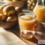 Potato juice for soothing sunburn and promoting skin repair