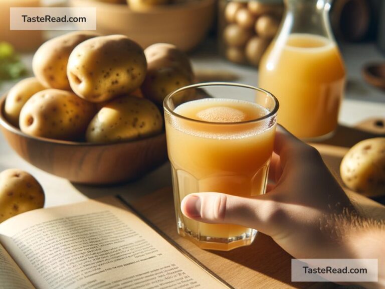 Potato juice for soothing sunburn and promoting skin repair