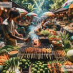 Reveling in Aromatic Chicken Satay in Bali, Indonesia