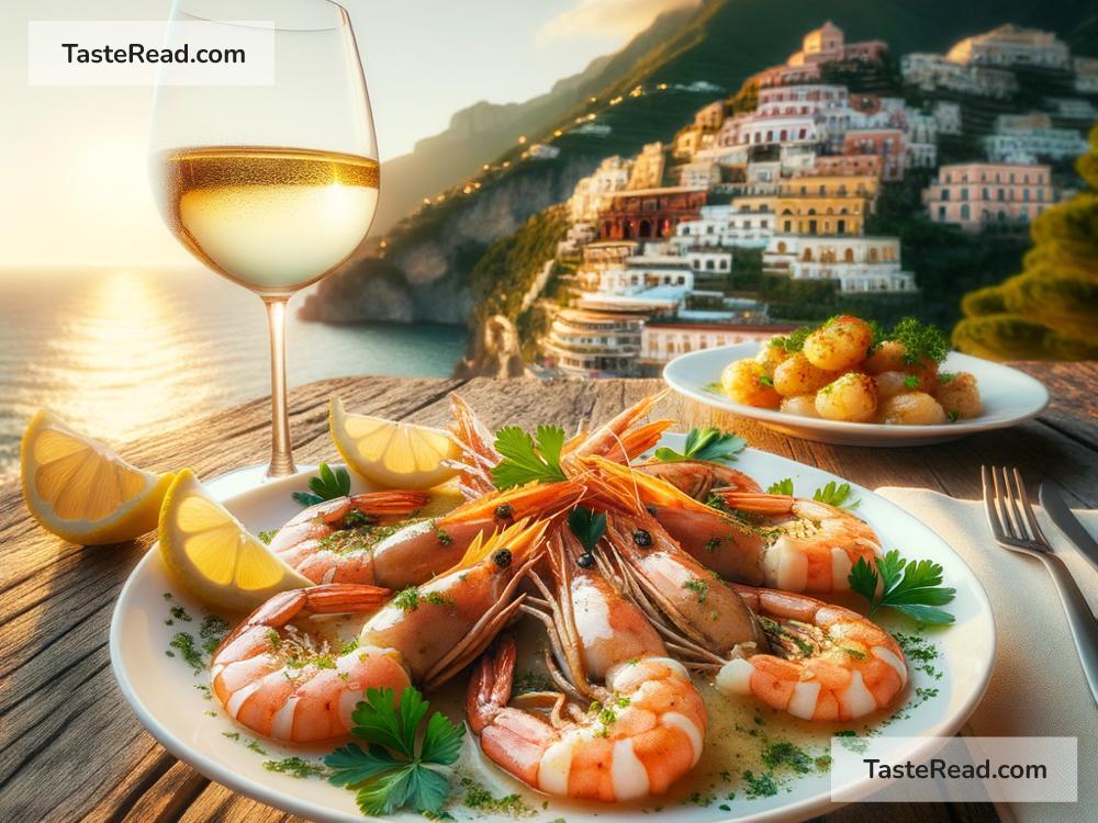 Reveling in Elegant Shrimp Scampi in Amalfi, Italy