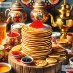 Russian blini during Maslenitsa celebrations