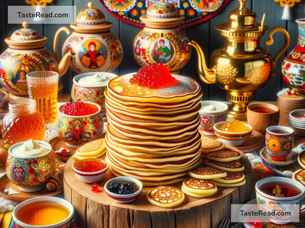 Russian blini during Maslenitsa celebrations