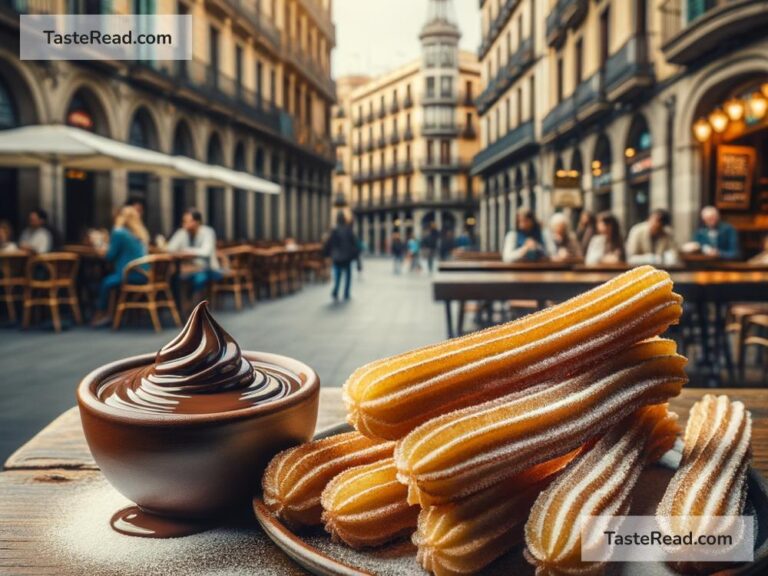 Savoring Sweet and Savory Churros in Barcelona, Spain