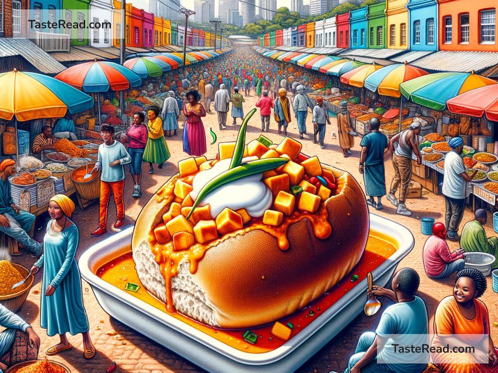 South African bunny chow as a street food with cultural connections