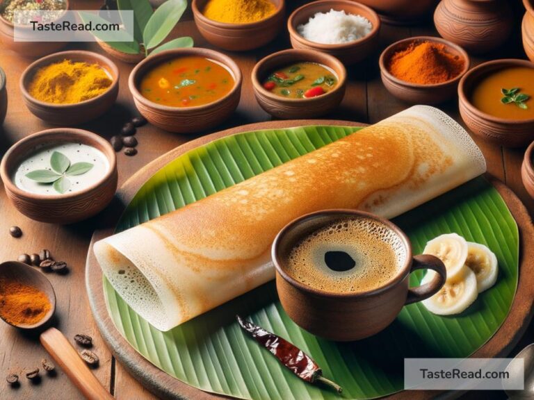 South Indian dosa as a breakfast staple with cultural ties