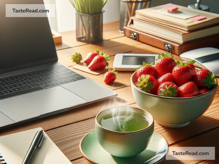 Strawberries for combating workplace stress