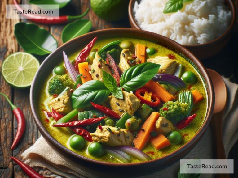 Thai green curry and regional variations across Thailand
