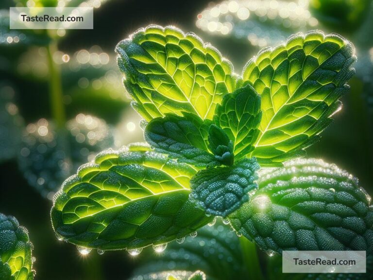 The chemical compounds responsible for the minty taste in herbs
