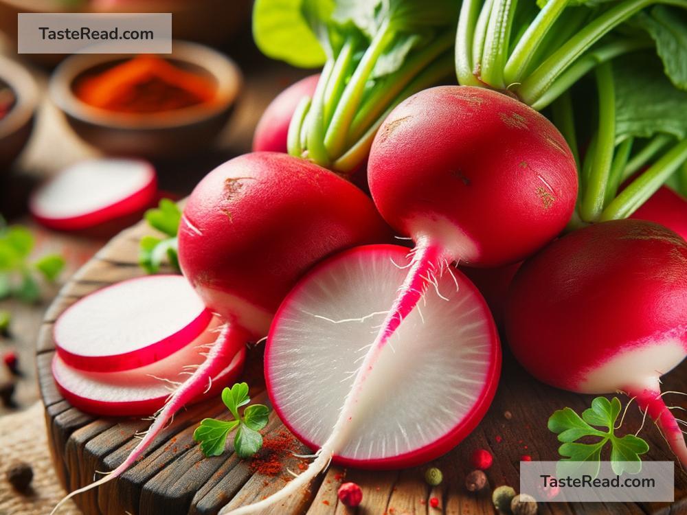 The chemical compounds responsible for the peppery taste in radishes